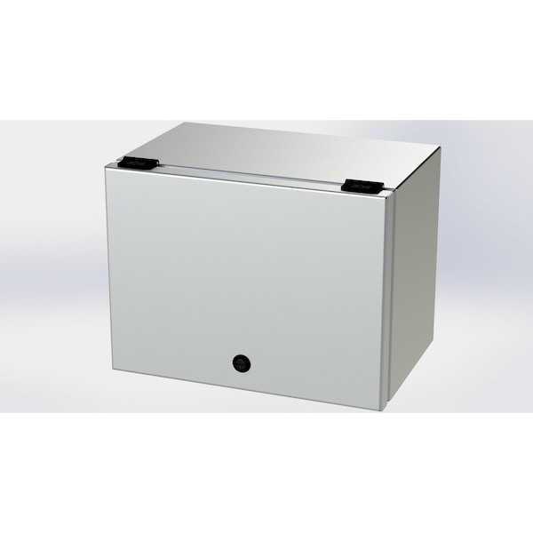 1/4 Turn Latch Electrical Enclosures, 9 in H, 8 in D, 12 in W, NEMA 3R, 4, 4X, 12, 13